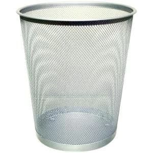 Q-Connect Waste Basket Mesh 18 Litre Silver KF00849