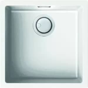 Single Bowl White Granite Kitchen Sink - Reginox Multa