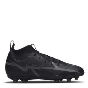Nike Phantom GT Club DF Junior FG Football Boots - Black/IronGrey