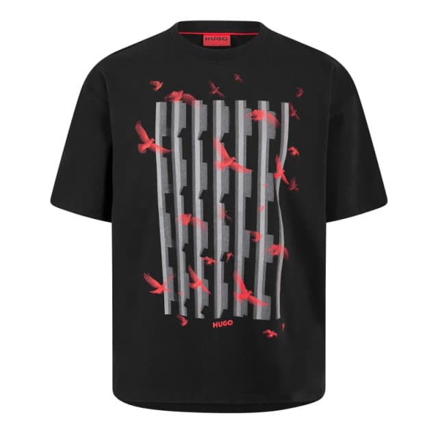 Hugo Digraph 10266060 01 Polo Shirt Mens Black male L