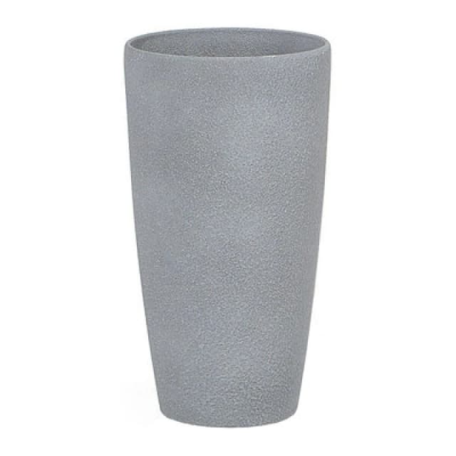 Beliani Plant Pot Abdera 23cm Grey