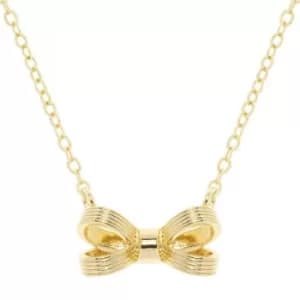Ted Baker Ladies Gold Plated Opia Opulent Bow Necklace