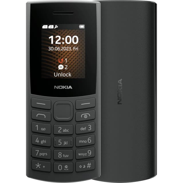 Nokia 105 4G 2024 1.8" 128MB 4G Unlocked & SIM Free Mobile Ph