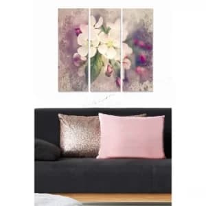 MDF3759661 Multicolor Decorative MDF Painting (3 Pieces)