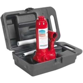 SJ2BMC Bottle Jack 2tonne with Storage Case - Sealey