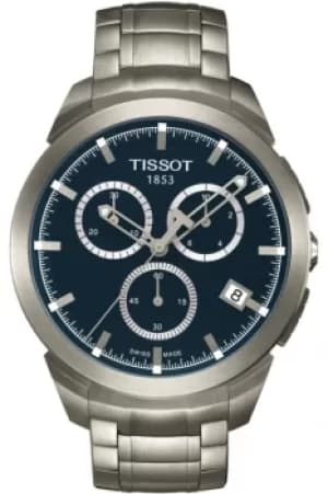 Mens Tissot T-Sport Titanium Chronograph Watch T0694174404100