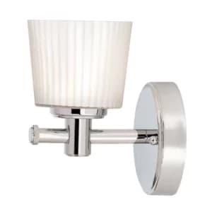 Binstead 1 Light Bathroom Wall Light Polished Chrome IP44, G9
