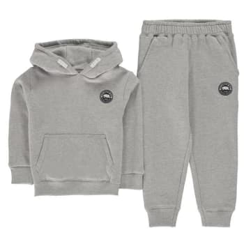 SoulCal Signature Fleece Tracksuit Infants - Grey Marl