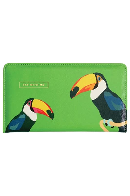 Portico Designs Ltd Emily Brooks Fly with Me Soft Faux Leather Travel Wallet Multi unisex