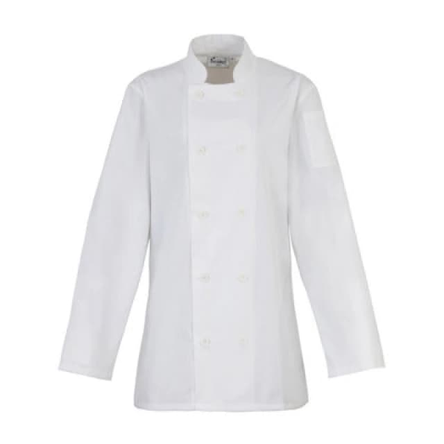 Premier Long-Sleeved Chef Jacket White female