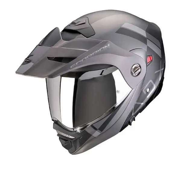Scorpion ADX-2 Galane Matt Black Silver Adventure Helmet Size L