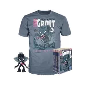 Marvel Venom Groot GITD EXC Pop and Tee Bundle - L
