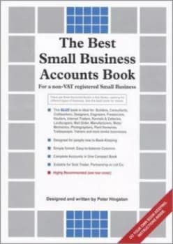 Best Small Business Accounts Book blue Version by Peter Hingston Hardback