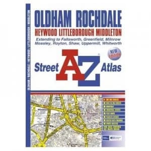 A-Z Oldham and Rochdale Atlas by Geographers A-Z Map Company Paperback