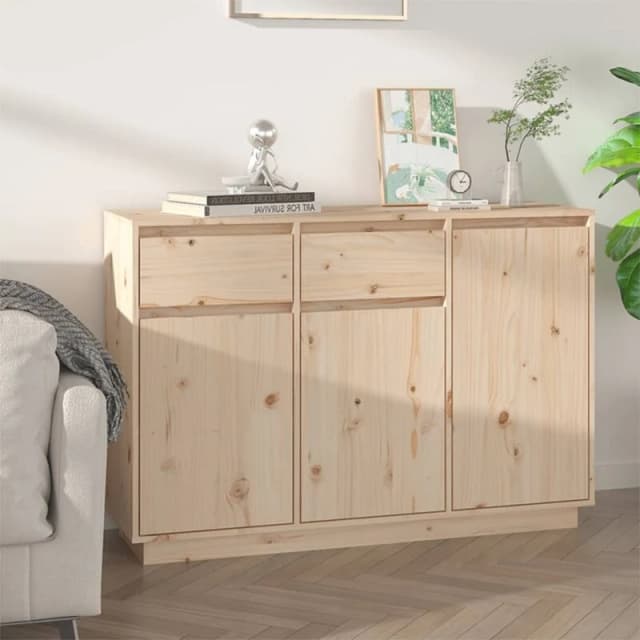 VIDAXL Sideboard 110x34x75cm Solid Wood Pine Vidaxl 8720286923108