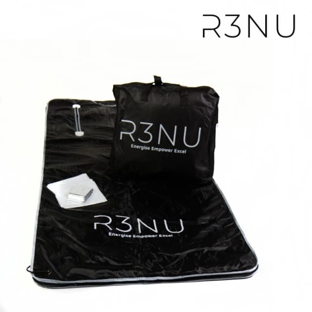 R3NU Infrared Heated Wellness Blanket Black unisex ONE SIZE