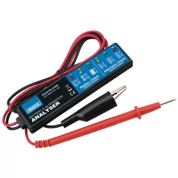 Draper Battery and Alternator Analyser for 12V DC Systems