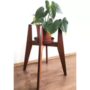 Pollny Handmade Natural Solid Wood Plant Pot Holder Pot Stand Pot Organizer Decorative Plant Organizer - Medium - Decorotika