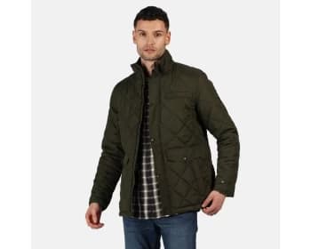 Regatta Green Lockelocke Insulated Diamond Quilted Jacket - S