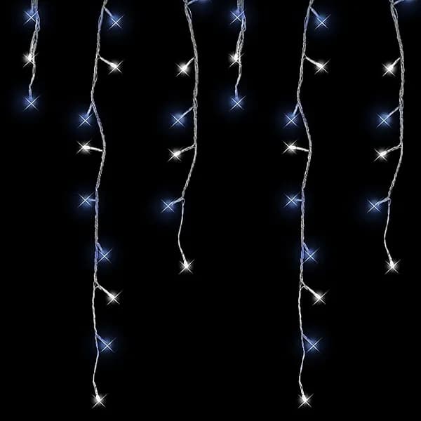 Christmas Workshop 720 LED Icicle Chaser Lights - Blue & White 77550