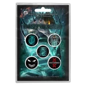 Disturbed - Evolution Button Badge Pack