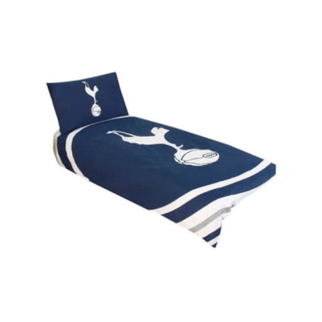 Tottenham Hotspur Fc Pulse Duvet Cover Set Navy/white (Single)
