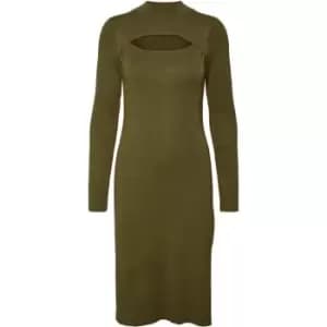 Vero Moda Belina Long Sleeve Dress - Green