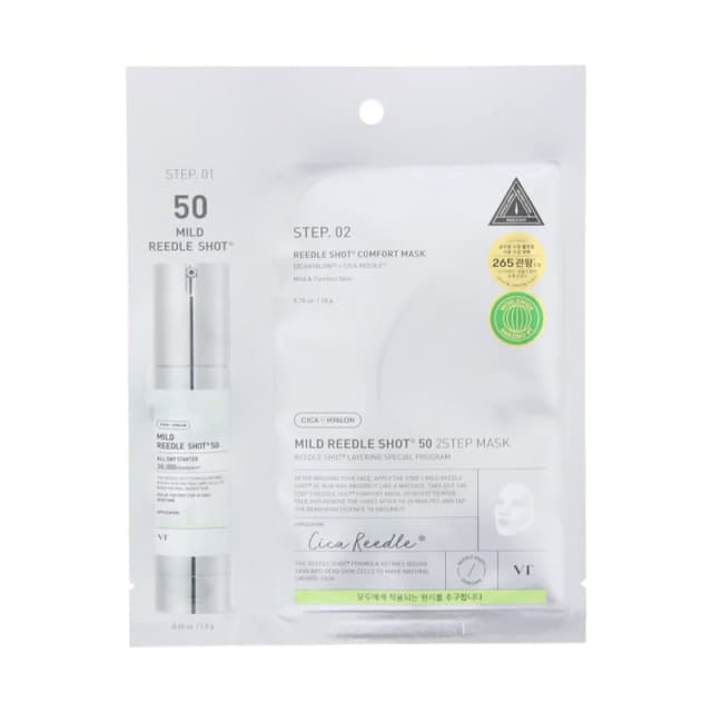 Vt Cosmetics Reedle Shot 50 2 Step Mild Mask 25g