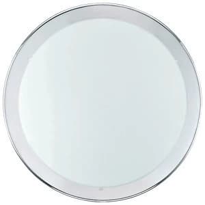 Eglo Planet Chrome & Satinated Glass Large Wall & Ceiling Light - 2 x 60W E27