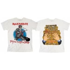 Iron Maiden Chicago Mutants Mens White T Shirt: X Large