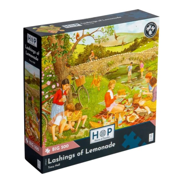 The House Of Puzzles Lashings of Lemonade, BIG 500 Piece Jigsaw Puzzle Multi unisex