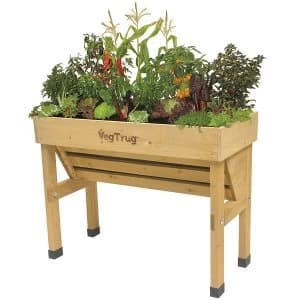 VegTrug Small Wall Hugger Raised Planter - Natural