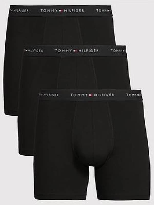 Tommy Hilfiger Pack of 3 Boxer Shorts Black + Black + Black Men S;M