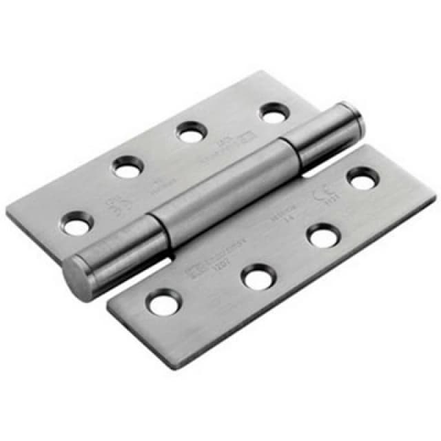 Loops PAIR 100 x 75 x 3mm Concealed 14 Bearing Hinge Satin Steel Internal Door Metallics