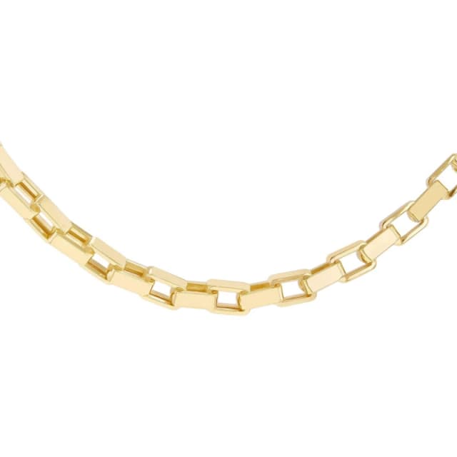 Be You 9ct Gold Square Paper Chain Chain Necklaces 18" Gold 72949410002