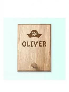 Personalised Pirate Hat Peg Hook