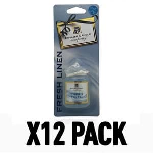 Fresh Linen (Pack Of 6) English Candle Car Jar