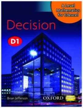 A Level Mathematics for Edexcel. D1 Decision by Brian Jefferson Paperback