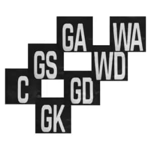 Castore Pro Netball Bib Patch Set - Black