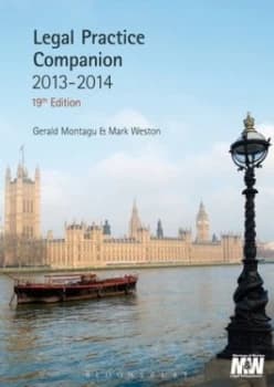 Legal Practice Companion 2013-2014 by Gerald Montagu Paperback