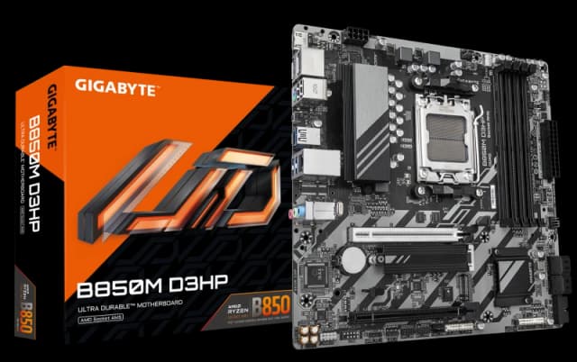 Gigabyte B850M D3HP AMD Ryzen AM5 DDR5 mATX Motherboard