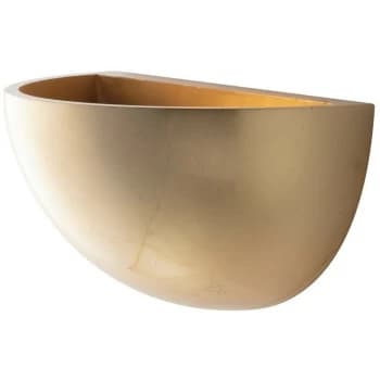 Fan Europe Lighting - Fan Europe Moritz - Paintable Plaster Uplighter wall lamp Gold, E27