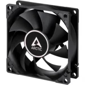 Arctic F8 8cm Case Fan, Black, 9 Blades, Fluid Dynamic, 6 Year Warranty