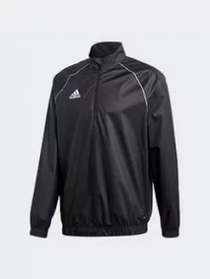 adidas Core 18 Windbreaker, Black/White, Size L, Men