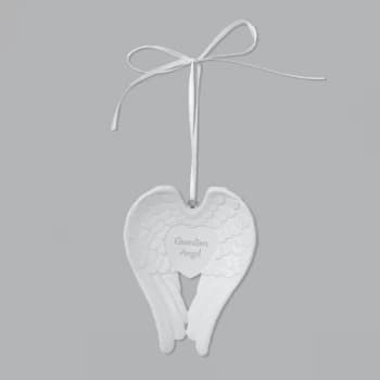 Thoughts of You Hanging Resin Wings Plaque - Guardian Angel