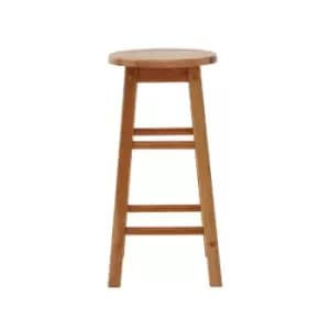 Bar Stool in Tropical Hevea Wood