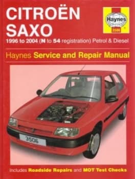 Citron Saxo Service and Repair Manual by Spencer Drayton and R. M Jex Hardback