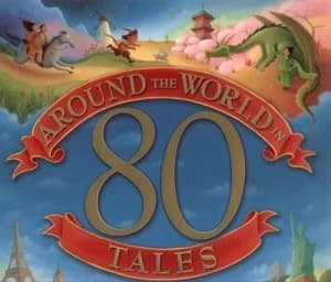 Around the World in 80 Tales by Saviour Pirotta and Richard Johnson Hardback