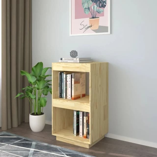 VIDAXL Book Cabinet 40x35x71cm Solid Pinewood Vidaxl 8720286815700