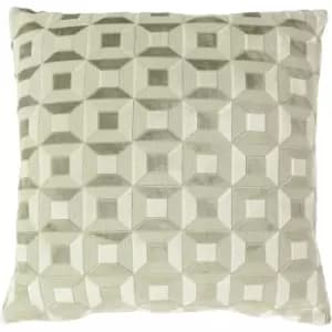 Paoletti Empire Cushion Cover (One Size) (Taupe/Ivory)